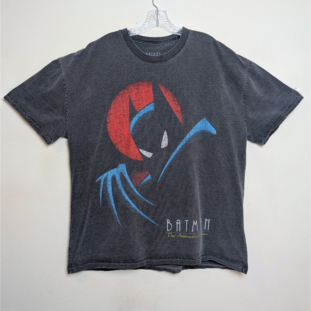 Batman The Animated Series 1993 Heavyweight American Thrift Shirt Size Large
